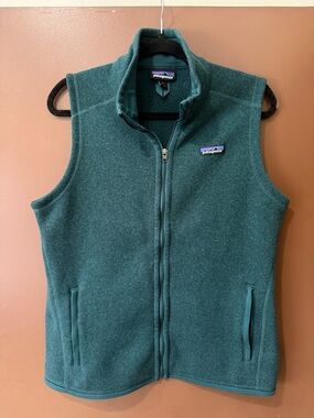 EUC PATAGONIA Green Zip-Up Better Sweater Fleece Vest